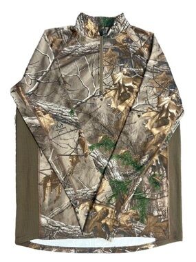 Field & Stream Realtree Xtra Camo 1/4 Zip Smartwick Performance Shirt Men’s M
